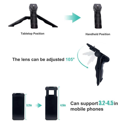 Smartphone Vlogging Kit for iPhone & Android with Tripod