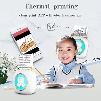 HD Mini Portable Printer Thermal Paper Universal 57mm