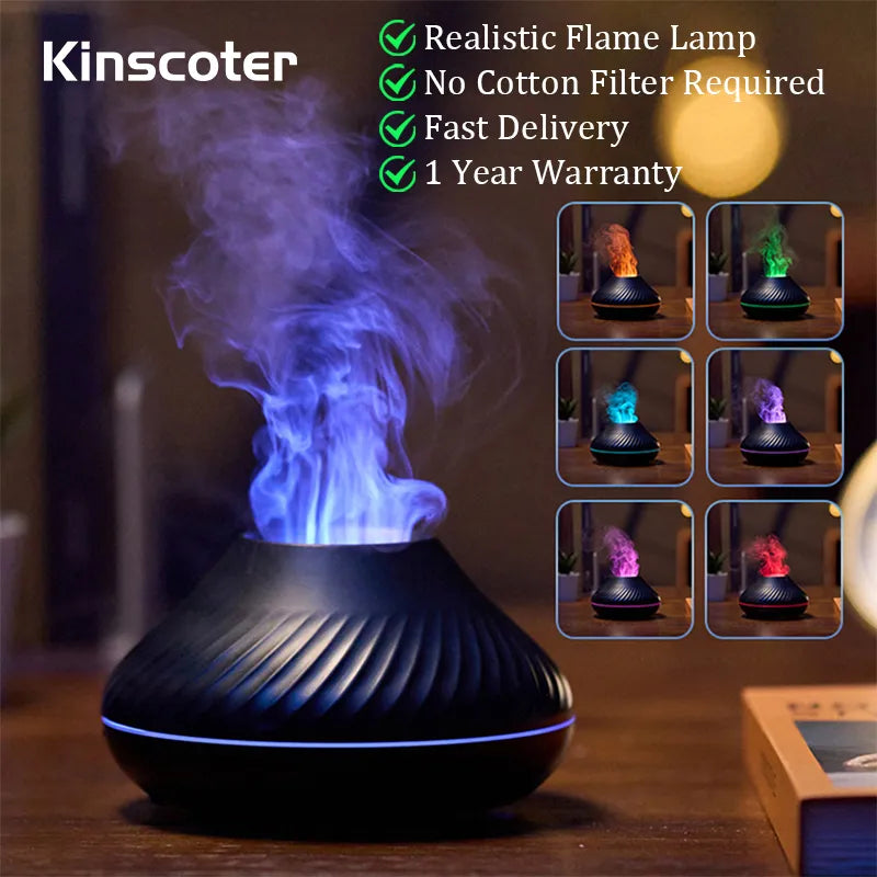 Kinscoter Volcanic Aroma Diffuser Essential Oil Lamp