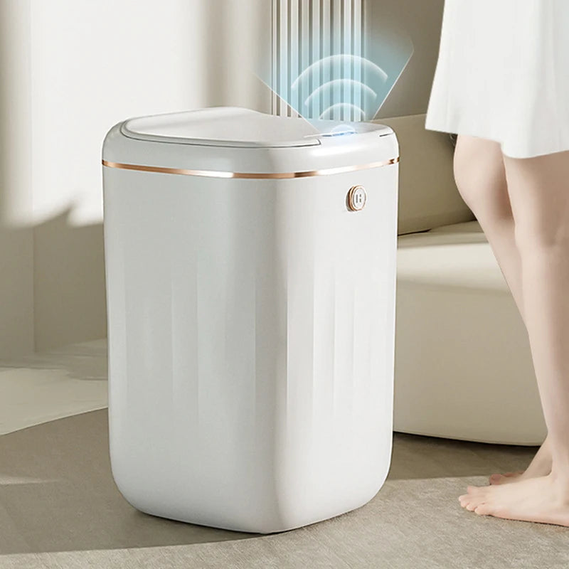 20-24L Bathroom Sensor Electric Smart Trash Can Automatic