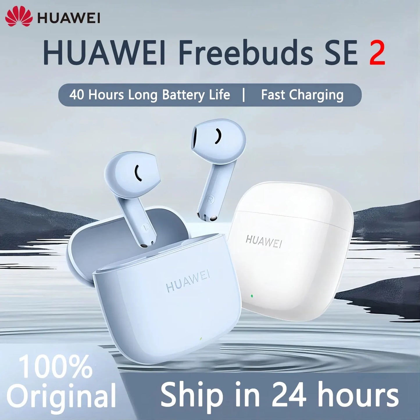 Huawei SE 2 Earphones Bluetooth 5.3 Wireless Sports Waterproof With Mic