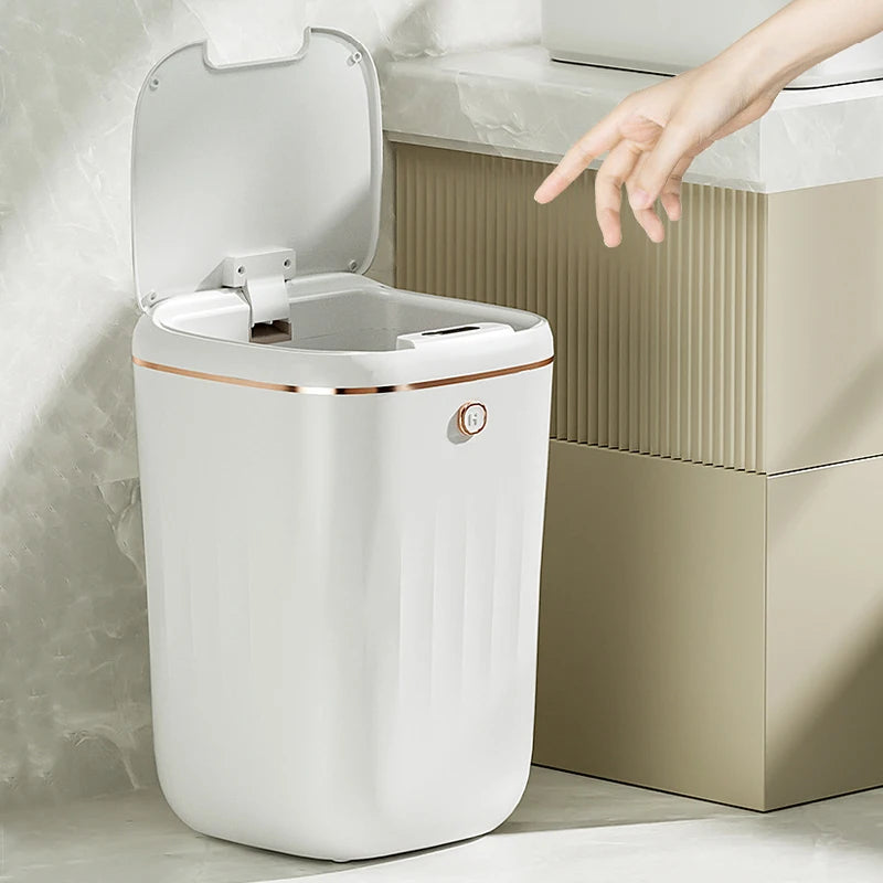 20-24L Bathroom Sensor Electric Smart Trash Can Automatic