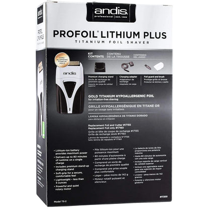 Original Andis Profoil Lithium Plus 17200 Barber Electric Shaver For Men