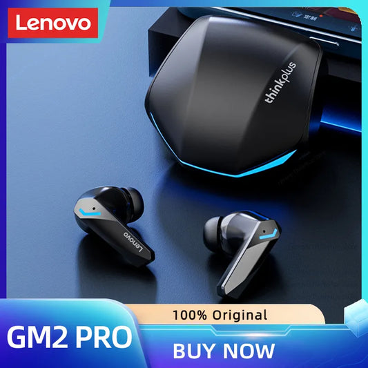 Original Lenovo GM2 Pro 5.3 Bluetooth Wireless Earbuds Low Latency Headphones