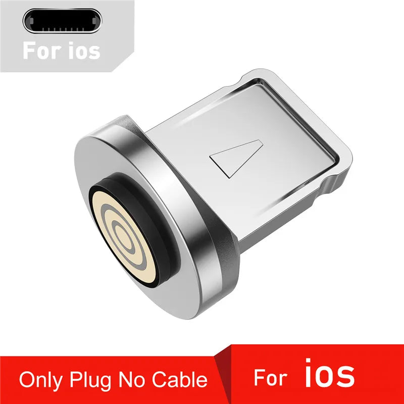 USLION Rotate 5A Magnetic Cable Fast Charging Micro USB Type C Cable for iPhone