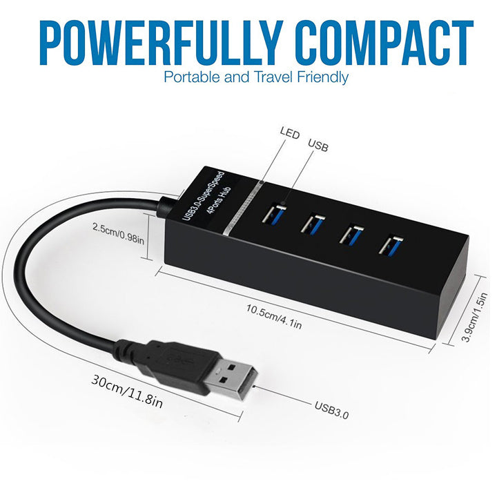 4 In 1  USB HUB Splitter High Speed Multi Splitter